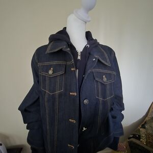 Cinq à Sept Indigo Jean Jacket